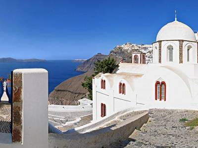 Santorini Reflexions Volcano